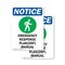 Signmission Emergency Response, 7 in W x Rectangle, Plastic OS-2PACK-NS-P-710-V-11895 - alternate 1